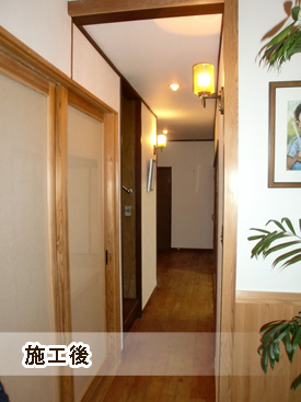 西宮市　Y様邸　壁紙張替え【廊下】after