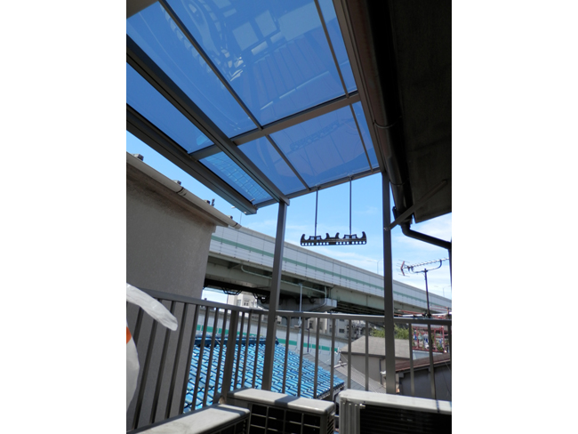 大阪市　一川様邸　バルコニーテラス