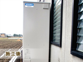 大和郡山市　紺谷様　エコキュート設置